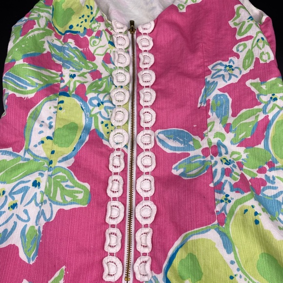 Lilly Pulitzer pink floral sleeveless size 2 Dress - Picture 11 of 12